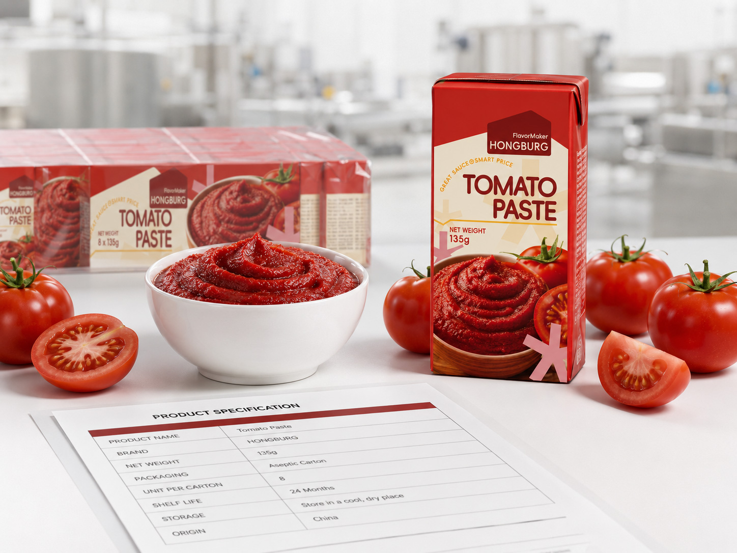 Pasta Tomat Karton Aseptik: Pandhuan Produk kanggo Pembeli Global