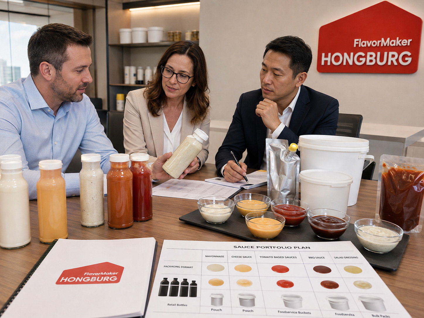 Pandhuan Portofolio Produk Saus kanggo Distributor Pangan