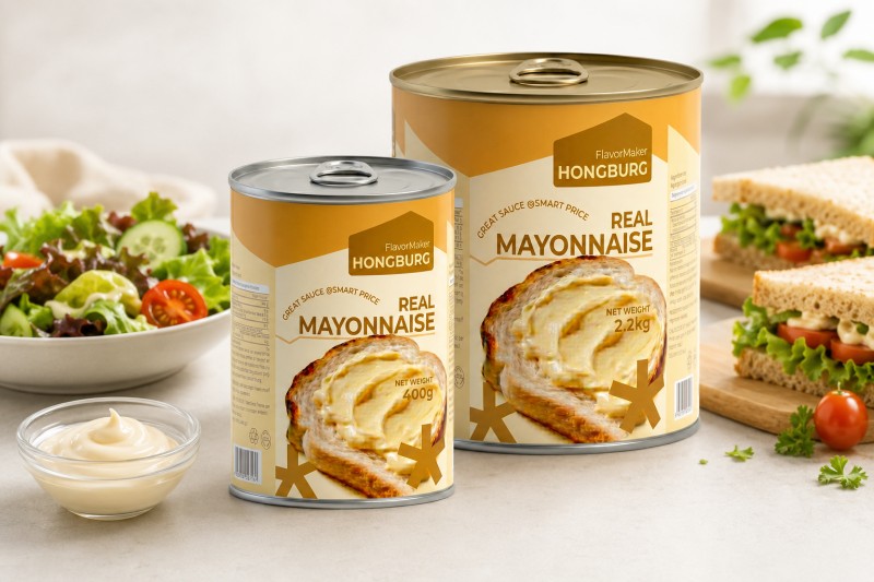Kaleng Mayonnaise Nyata
