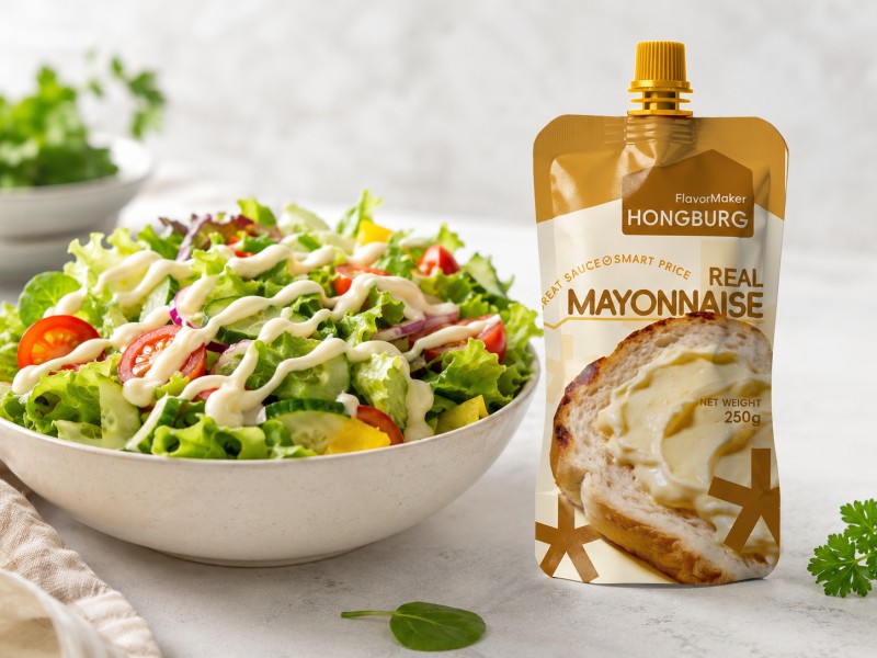 Klasik Kaya Mayonnaise Nyata kanggo Salad