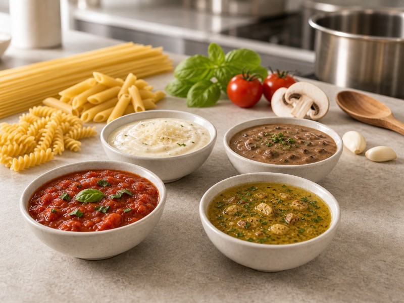 Saus Pasta Spesial Rasa kanggo Masakan Serbaguna