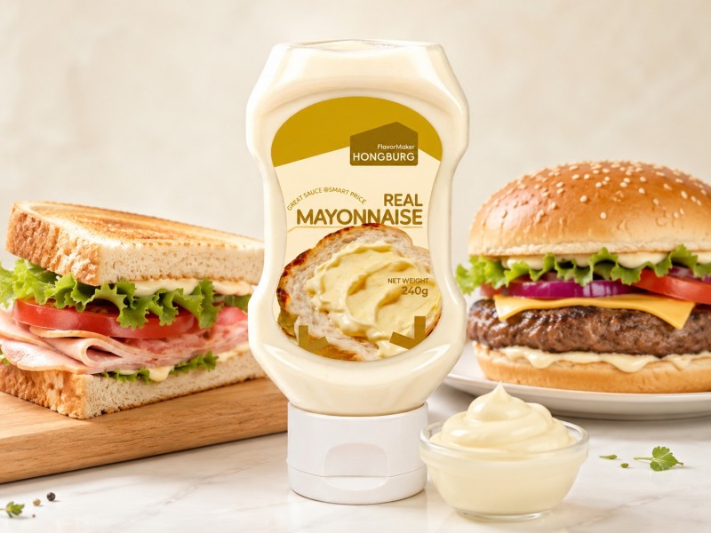 Mayonnaise Nyata ing Botol Remet