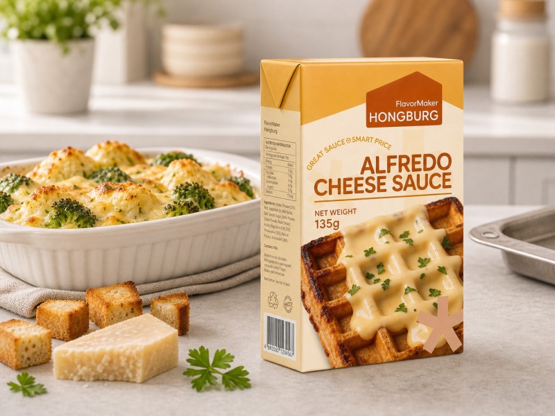 Saus Keju Alfredo Kandel kanggo Masak lan Manggang