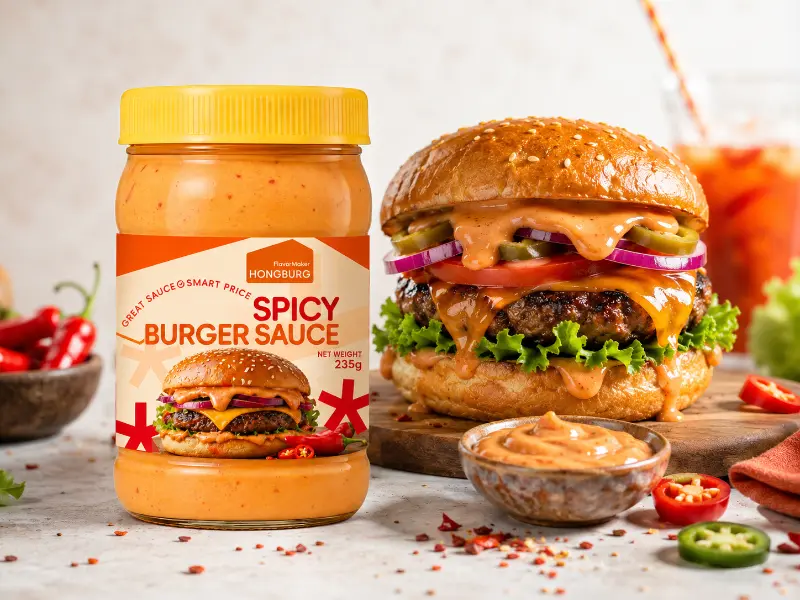 Saus Burger Pedas Kental
