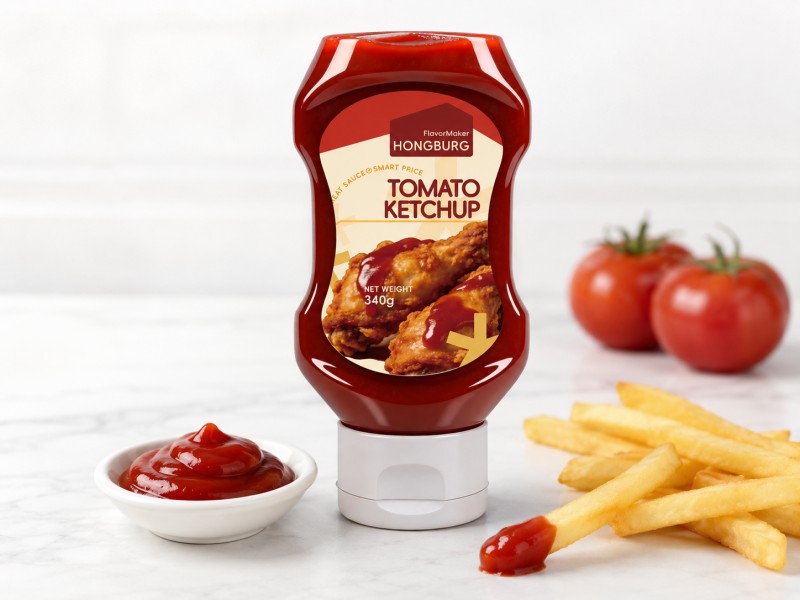 Ketchup Tomat Manis lan Tangy