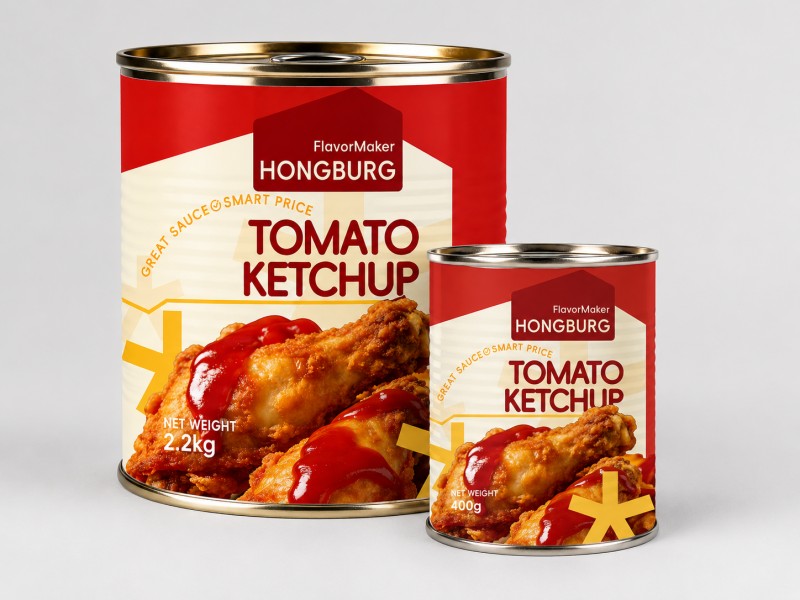 Ketchup Tomat ing Tin Can