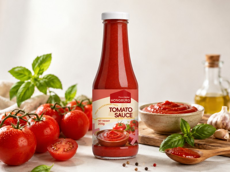 Saus Tomat ing Botol Kaca